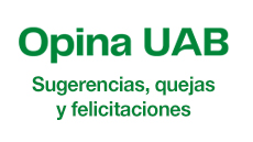 Danos tu opinión en Opina UAB: sugerencias, quejas y felicitaciones