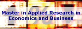 Master in Applied Research in Economics and Business