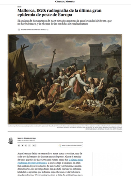 Article El Pais Pesta Mallorca