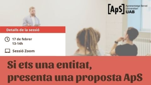 Sessió informativa entitats APS