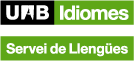 Logo petit Servei de Llengües-UAB Idiomes