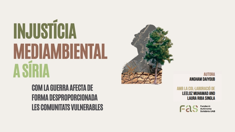 Injustícia Mediambiental a Síria informe FAS