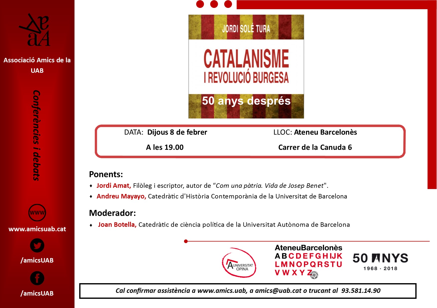 Catalanisme i revolució burgesa cartell