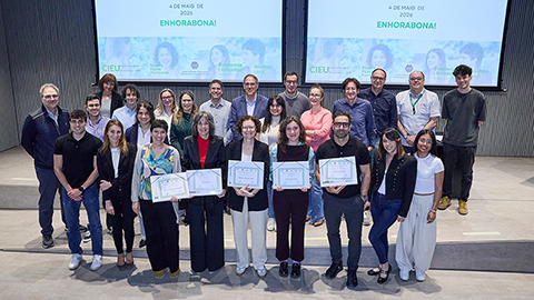 Galardonados y galardonadas del XIV Premio CIEU-FEiE a la persona más emprendedora de 2026