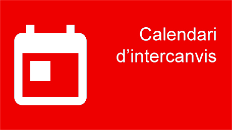 Calendari d'intercanvis