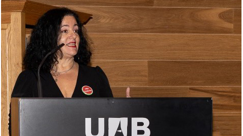 La professora Lupe Romero