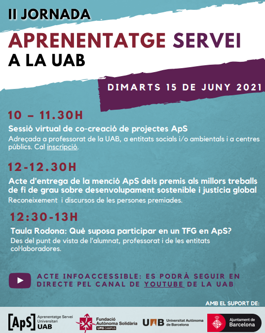 Cartell de la II Jornada ApS (2021)