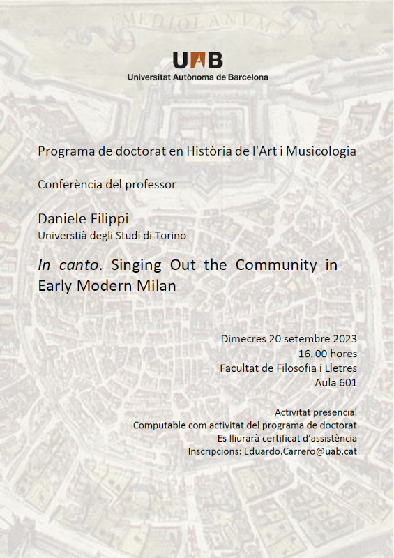 Cartell jornada doctoral Daniele Filippi