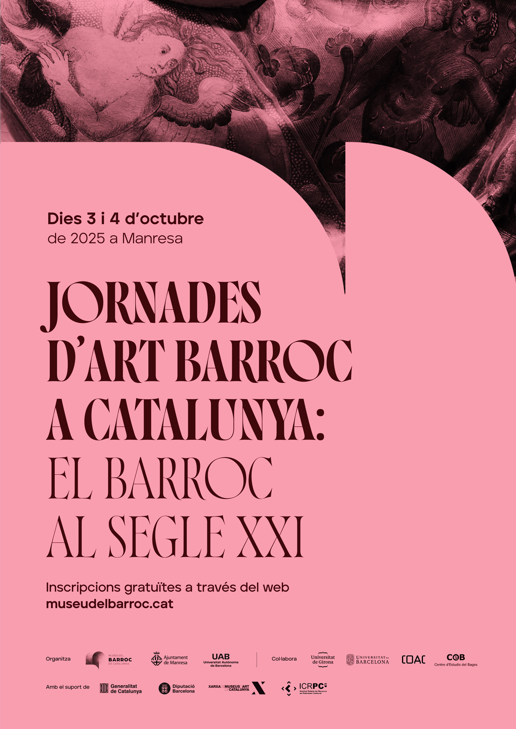Cartell Jornades d'Art Barroc a Catalunya