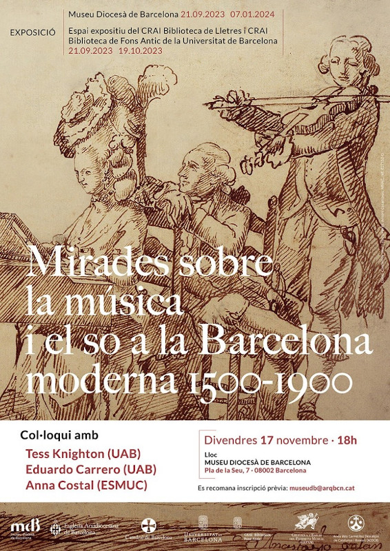 cartell mirades a la música moderna Barcelona