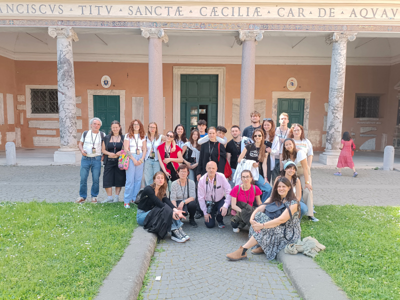 Estudiants visitant Roma