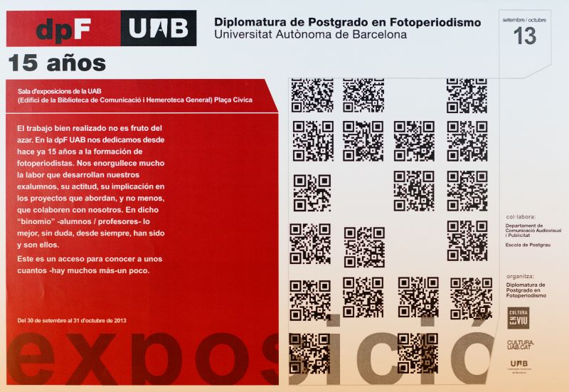 Amplia la imatge 15 anys Diplomatura de Potgrau en Fotoperiodisme