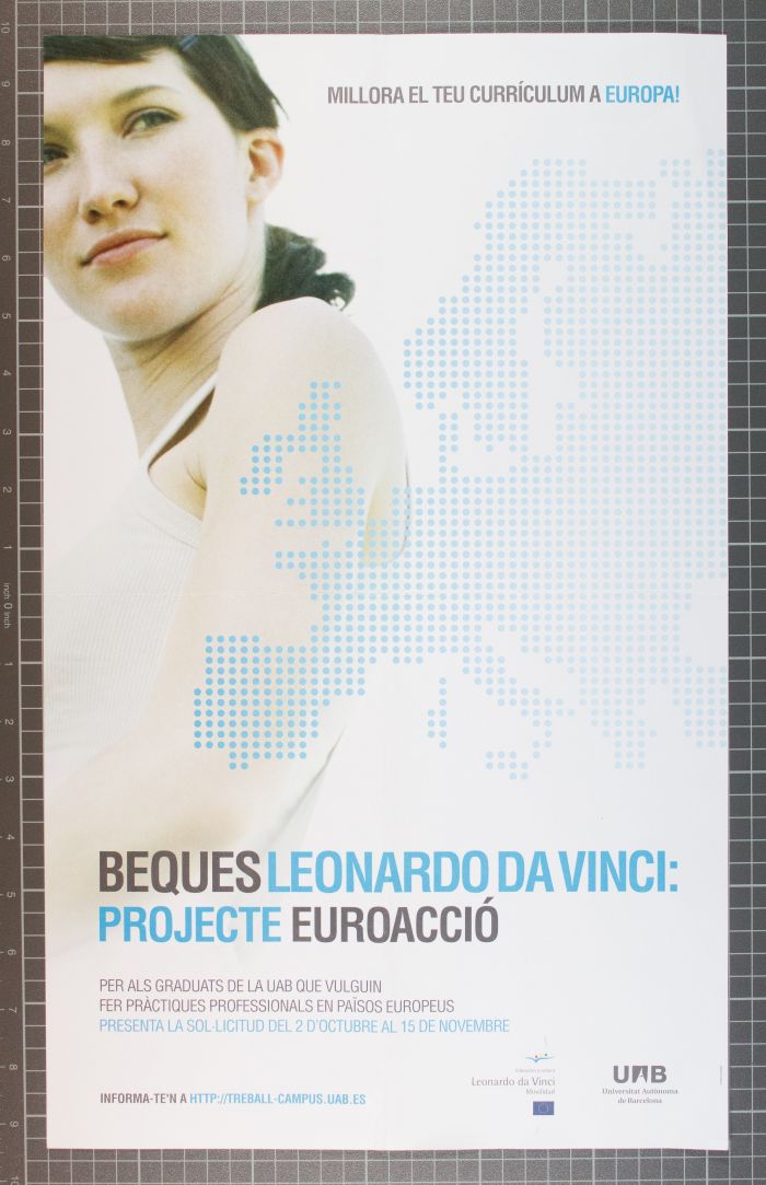 Amplia la imatge Beques Leonardo Da Vinci Projecte Euroacció. Millora el teu currículum a Europa