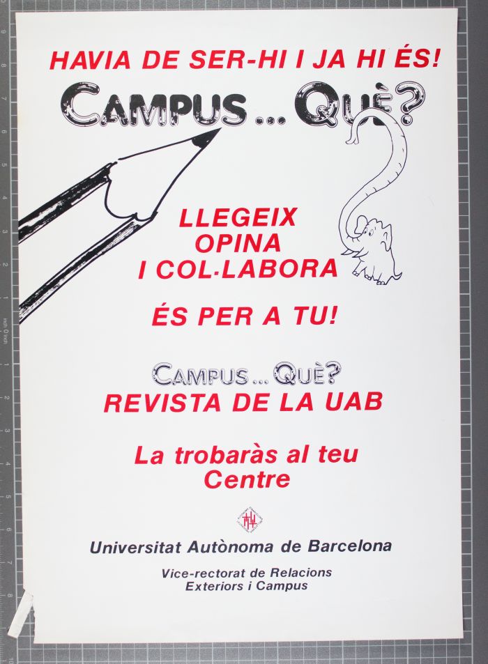 Amplia la imatge Campus... Què? revista de la UAB