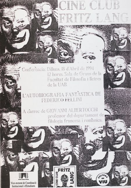 Amplia la imatge Cine Club Fritz Lang: l'autobiografia fantàstica de Federico Fellini