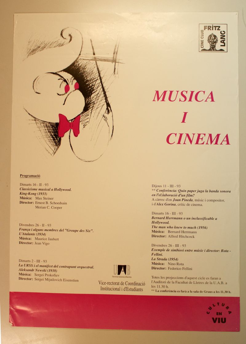 Amplia la imatge Cine Club Fritz Lang 