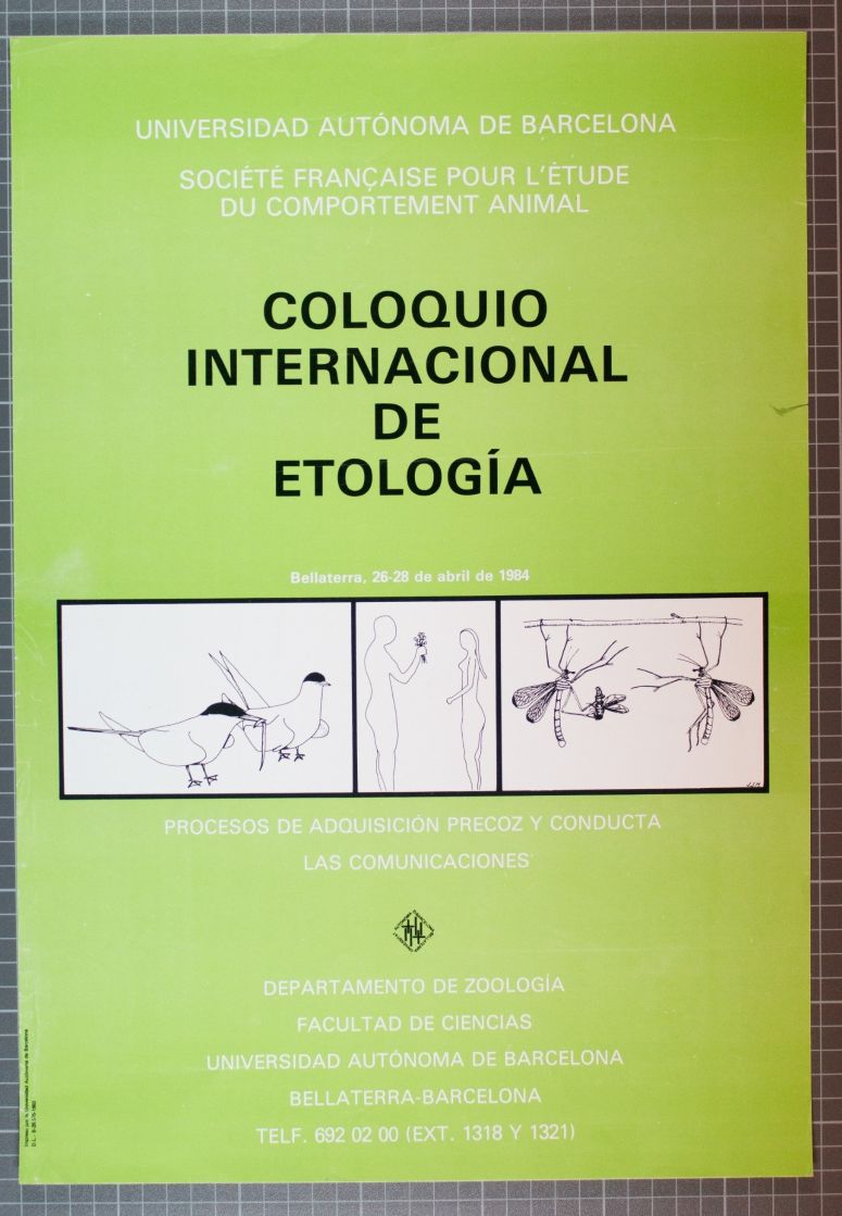 Amplia la imatge Coloquio internacional de etologia