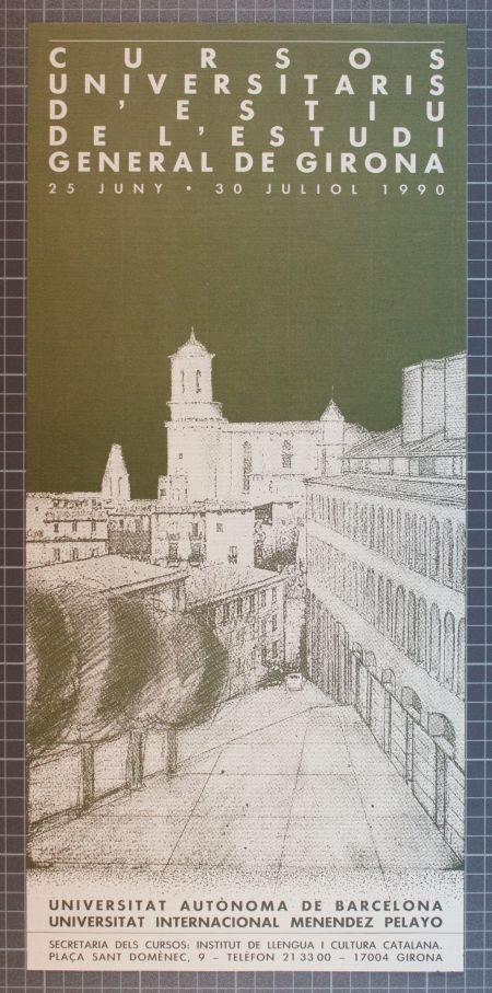 Amplia la imatge Cursos universitaris d'estiu de l'estudi general de Girona