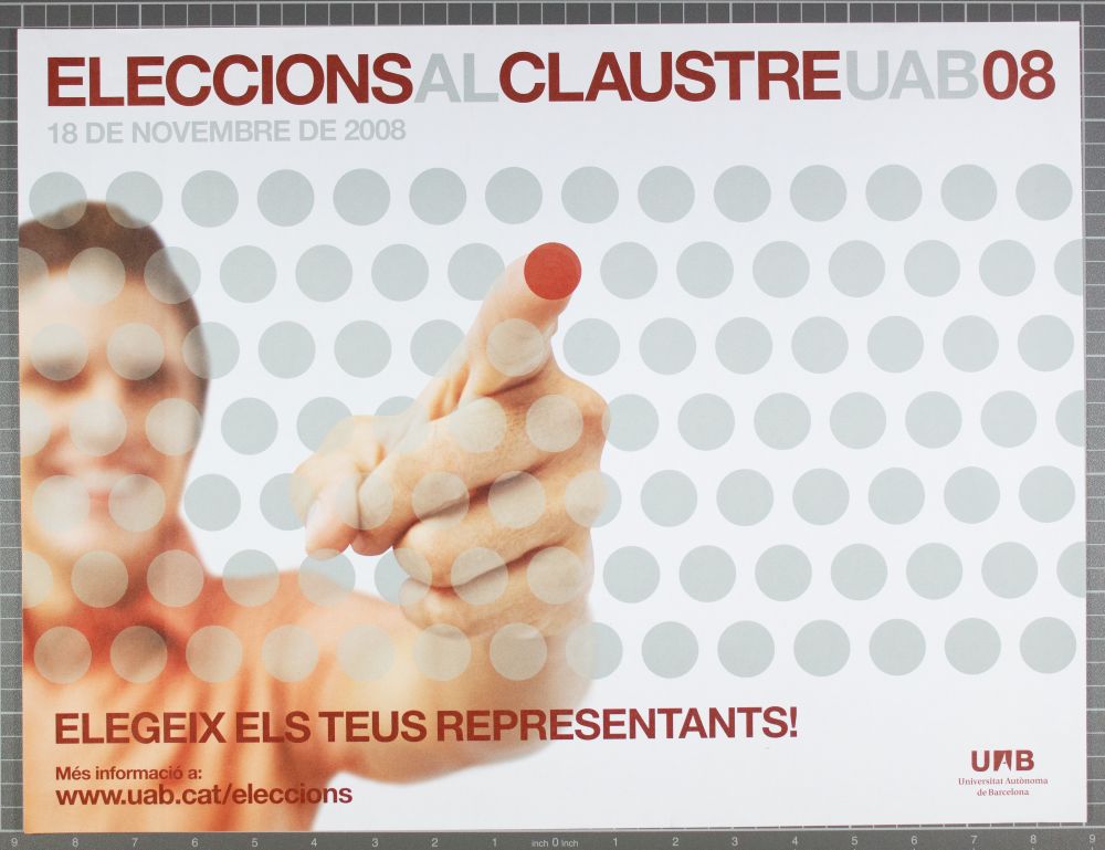 Amplia la imatge Eleccions al Claustre UAB de l'any 2008