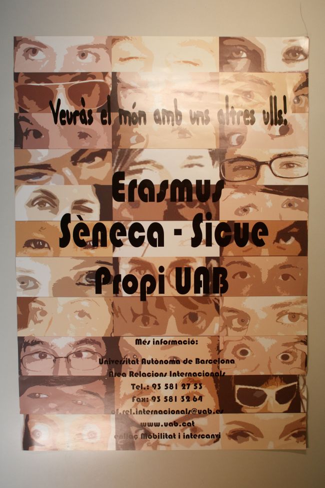 Amplia la imatge Erasmus Sèneca-Sicue Propi UAB.