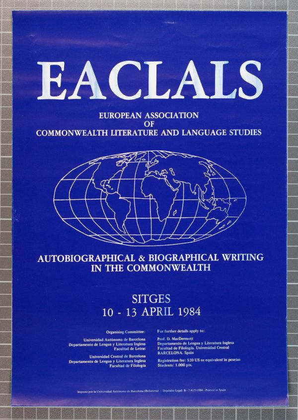 Amplia la imatge European associatión of commonwealth literature and language studies (petit)