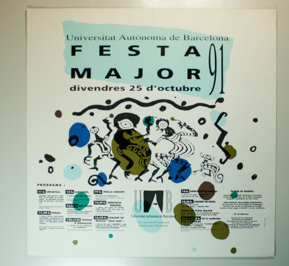 Amplia la imatge Festa Major 1991 (davant)