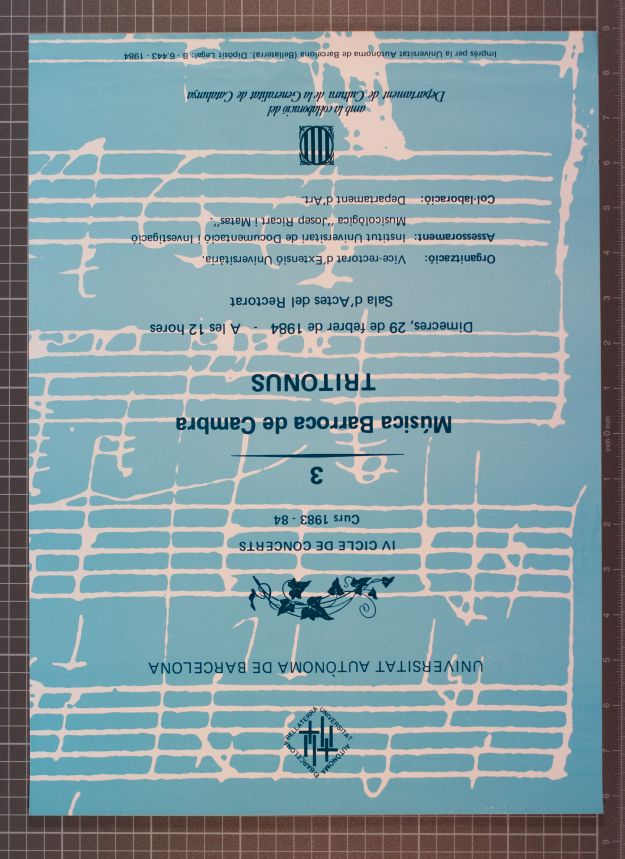 Amplia la imatge IV Cicle de Concerts curs 83/84  3 Tritonus