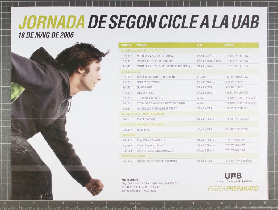 Amplia la imatge Jornada de segon cicle a la UAB