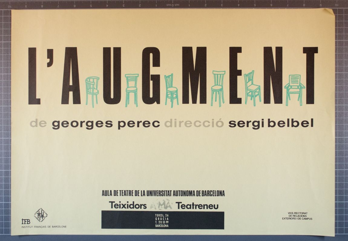 Amplia la imatge L'augment de Georges Perec (gran)