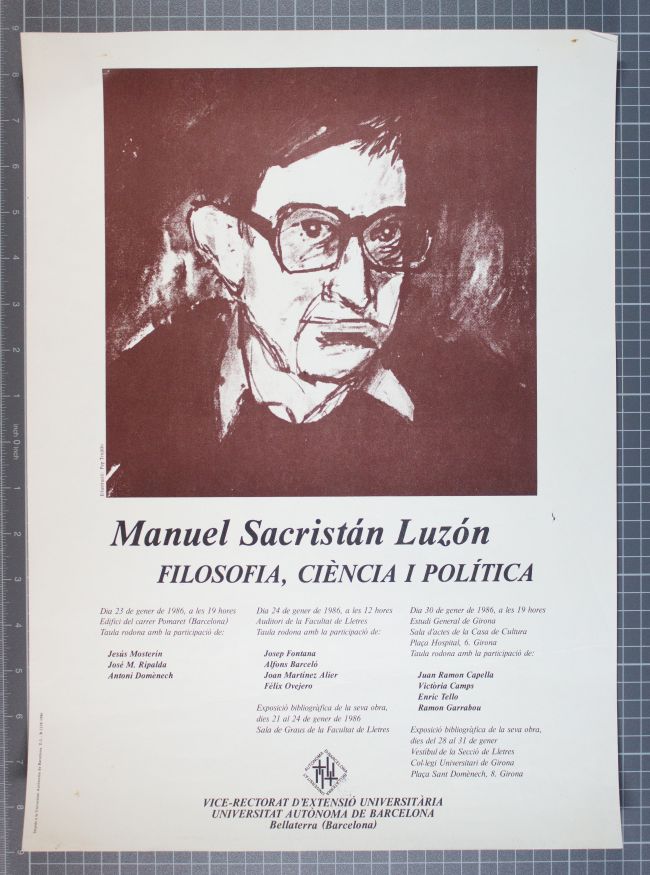Amplia la imatge Manuel Sacristan Luzón. Filosofia, ciència i política
