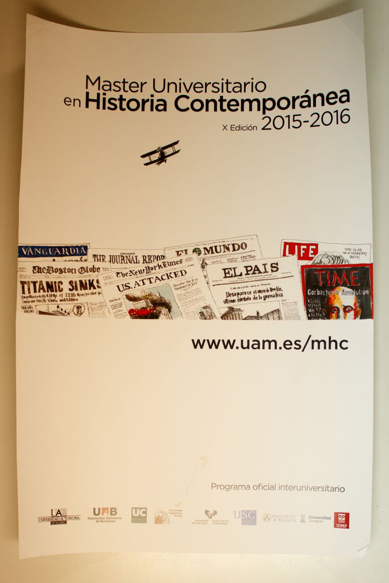 Amplia la imatge Master Universitario en Historia Contemporánea 2016-2016