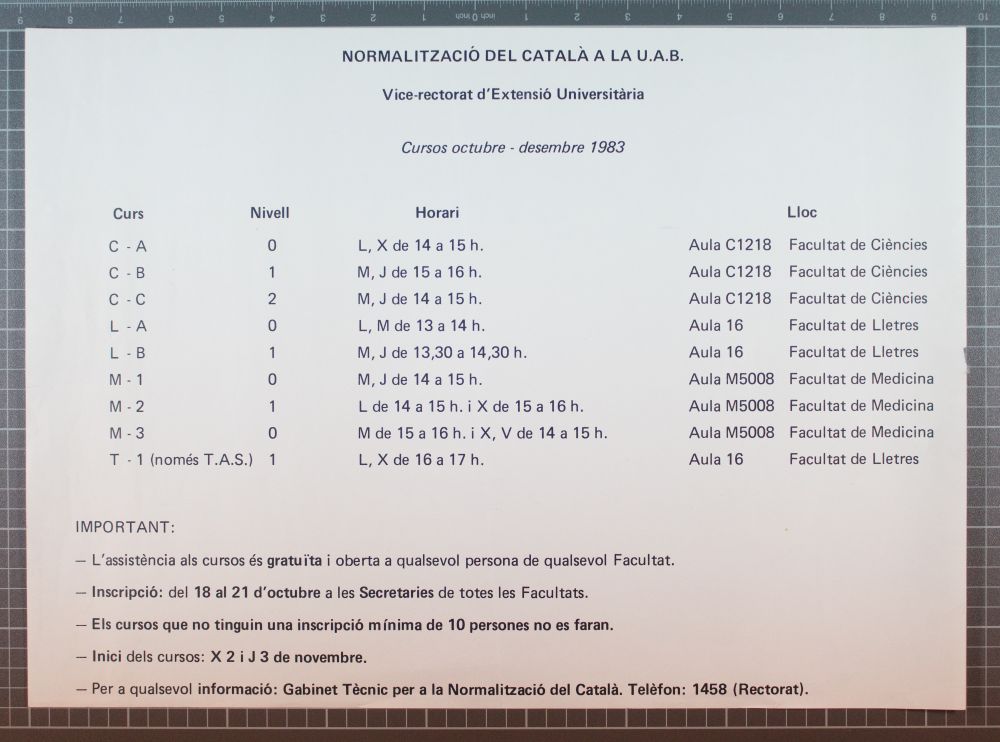 Amplia la imatge Normalització del català