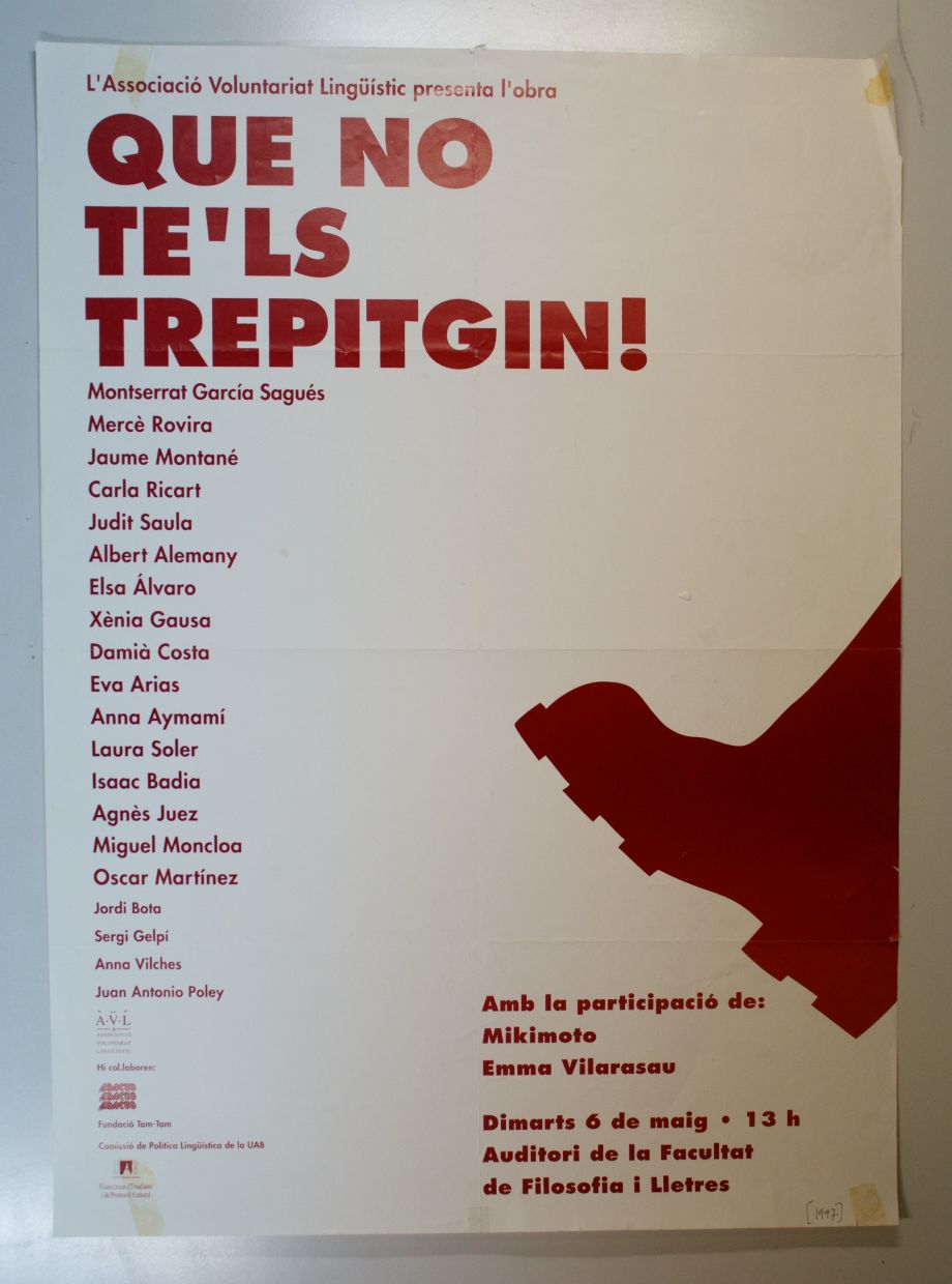 Amplia la imatge Obra que no te'ls trepitgin