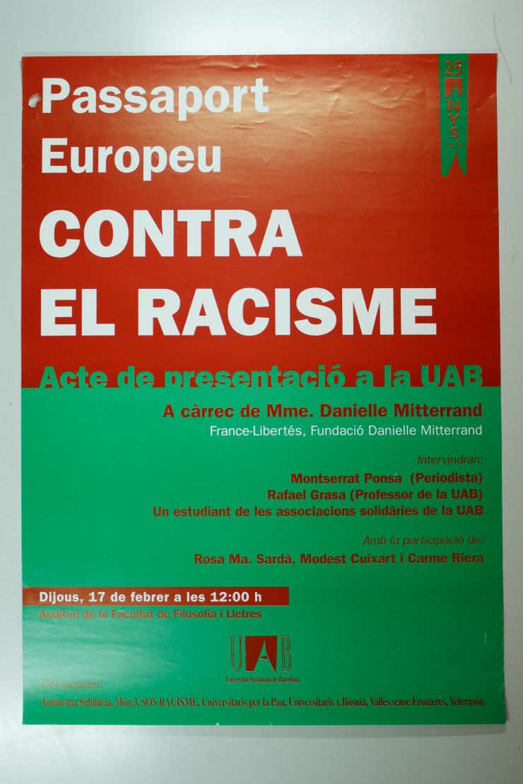 Amplia la imatge Passaport europeu contra el racisme