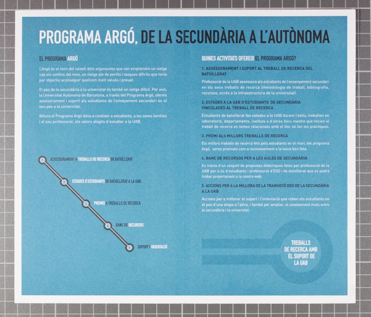 Amplia la imatge  Programa Argó, el viatge de la secundaria a l'Autònoma (darrere)