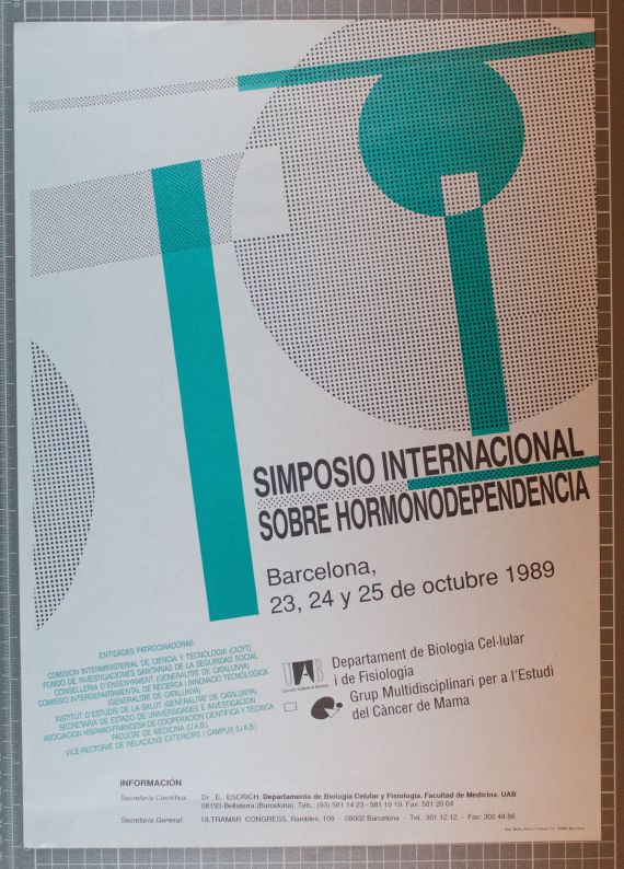 Amplia la imatge Simposio internacional sobre hormonodependencia