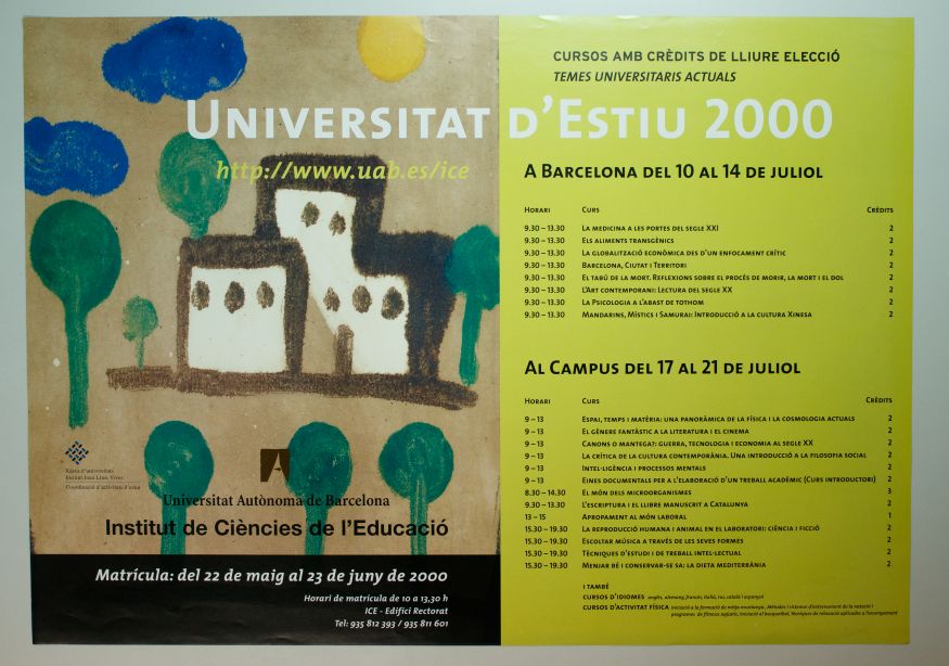 Amplia la imatge Universitat d'Estiu 2000