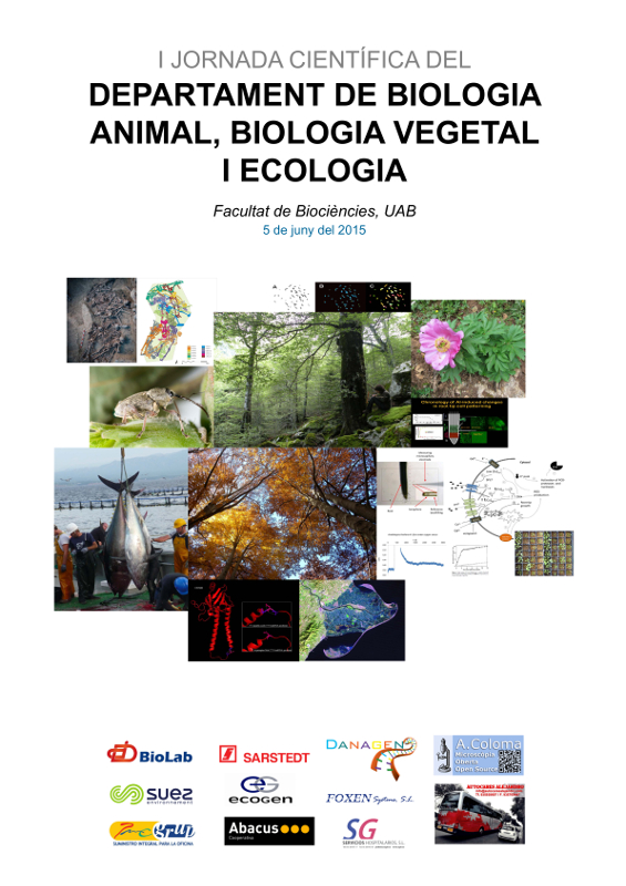 Poster de la I Jornada Cientifica del BABVE