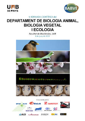 Poster de la V Jornada Cientifica del BABVE