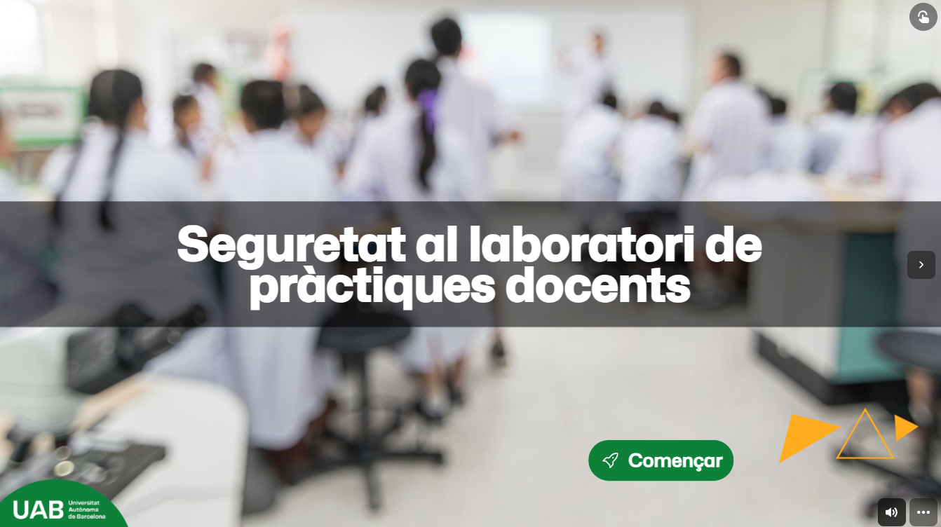 portada curs seguretat laboratori pràctiques