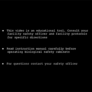 Reprodueix el video Working safely in your BSC