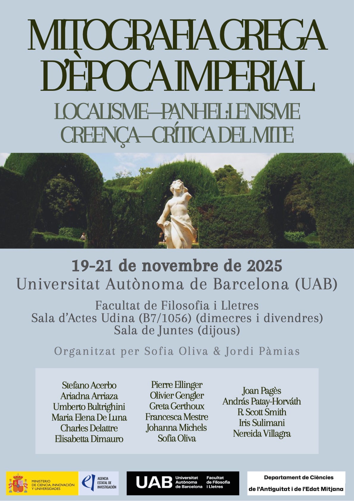 Col·loqui Mitografia Grega