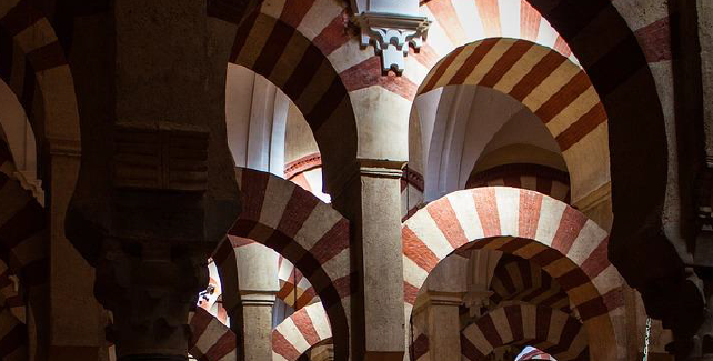  Interior de la mesquita de Córdova.