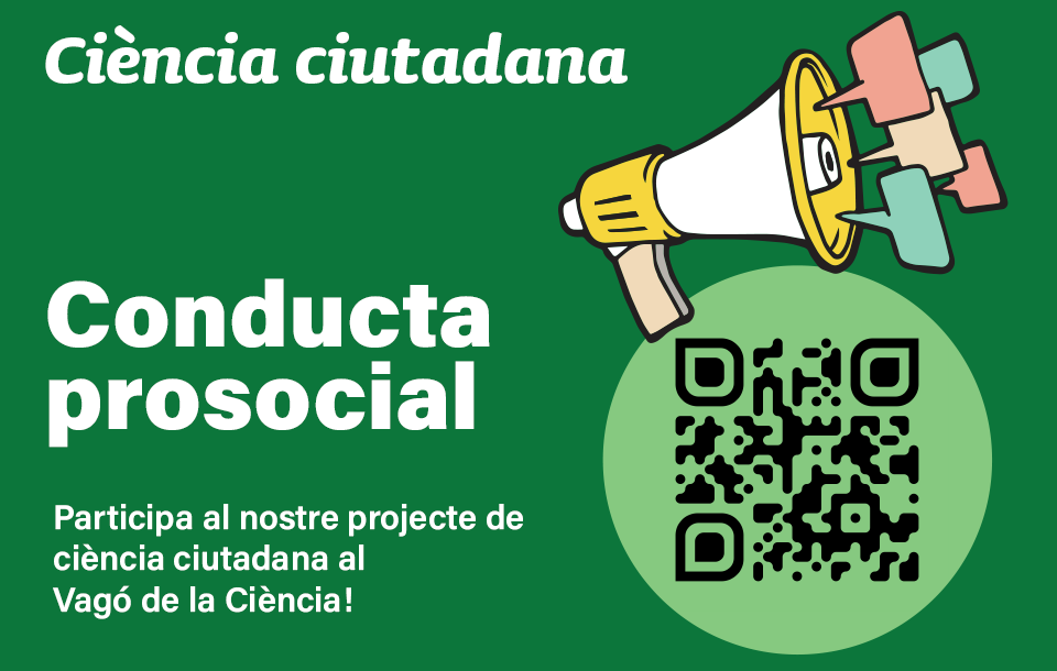 Cartell de la crida a la participació del p`rojecte sobre conducta prosocial