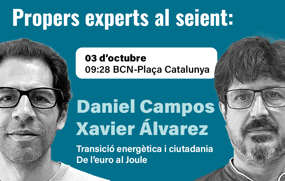 Daniel Campos i Xavier Álvarez al seient de l'expert