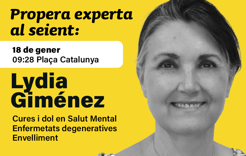 Lydia Giménez al seient de l'expert