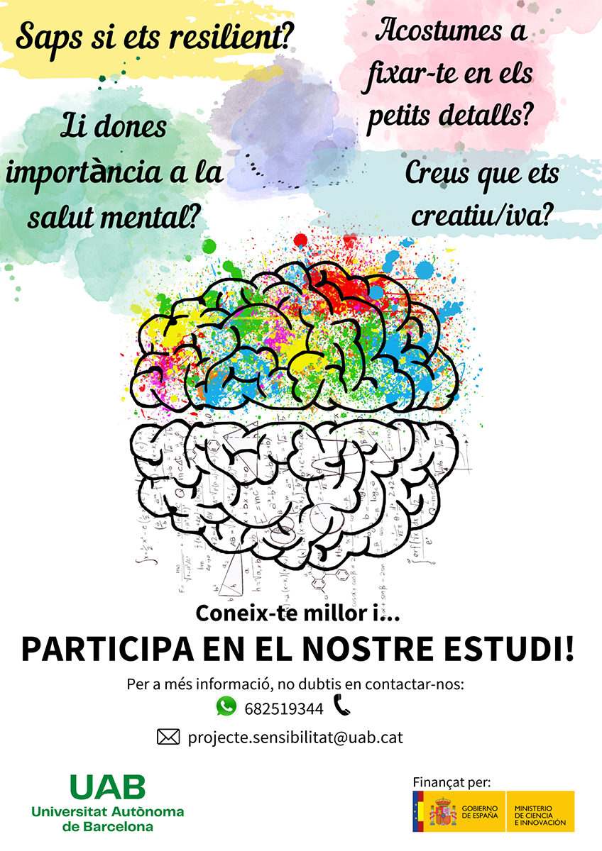 pòster estudi resiliència i creativitat