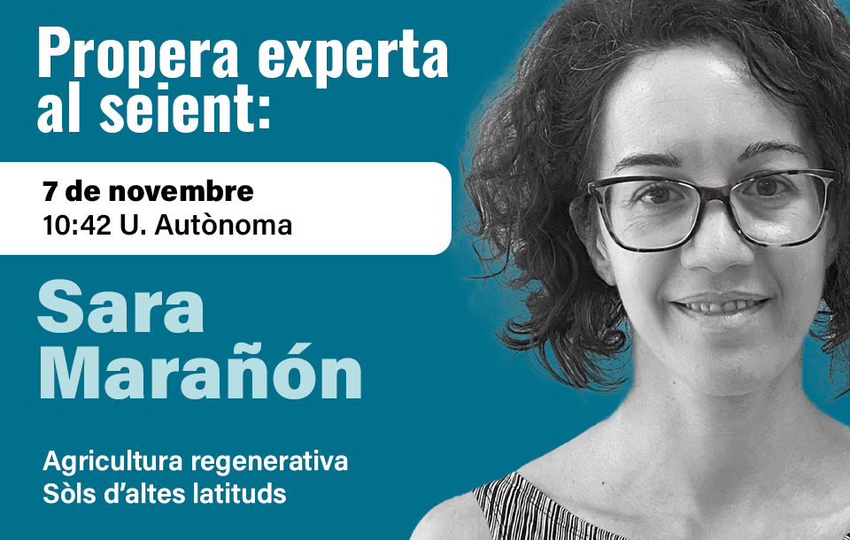 Sara Marañón al seient de l'expert
