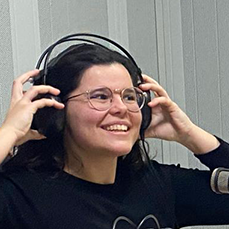 Amplia la imatge Berta Roset als estudis d'UABMèdia