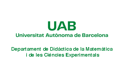  Universitat Autònoma de Barcelona - Departament de Didàctica de la Matemàtica i de les Ciències Experimentals